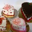 Valentine Heart Cakes