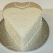 9" heart bride