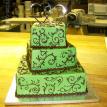 Green with Brown Trim