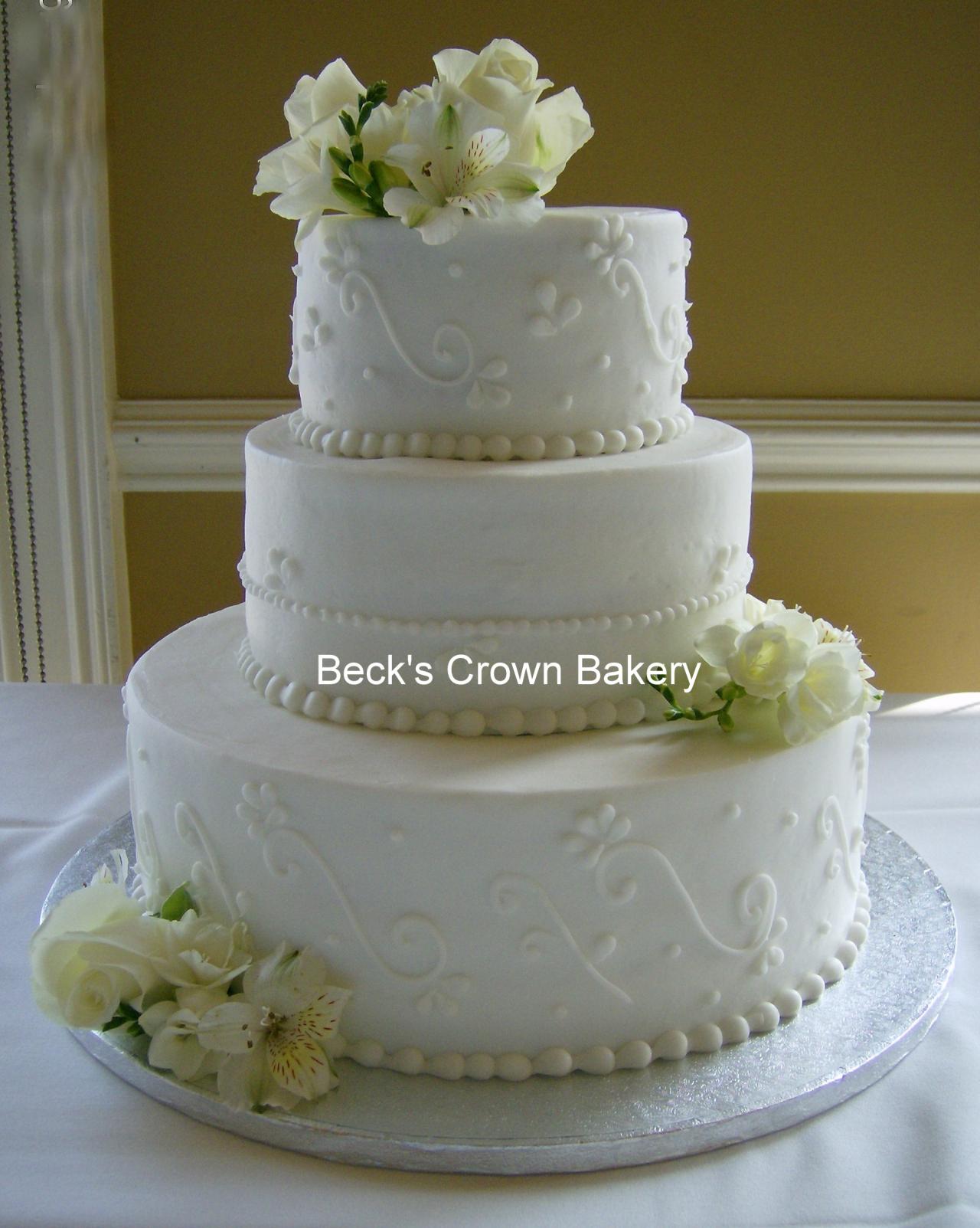 Beck's Crown Bakery Wedding cakes 2